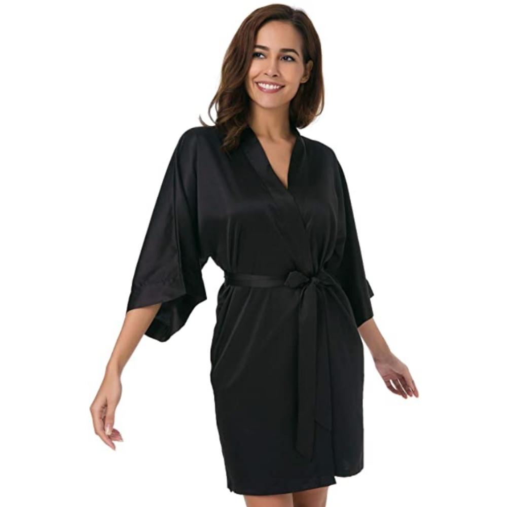 Women's Satin Kimono Robe: image 2