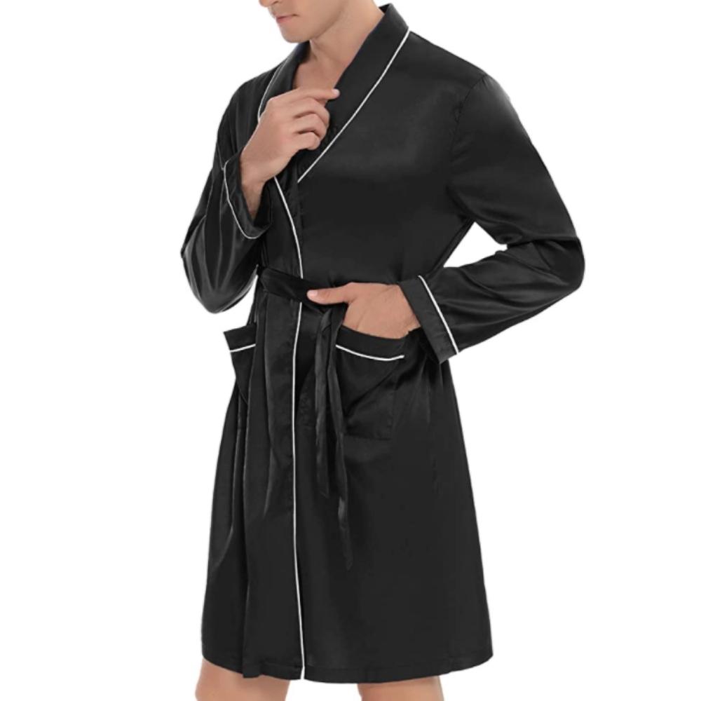 Men's Satin Bathrobe: image 4