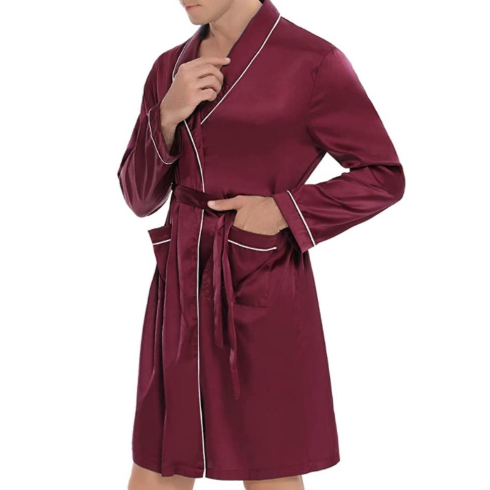 Men's Satin Bathrobe: image 5
