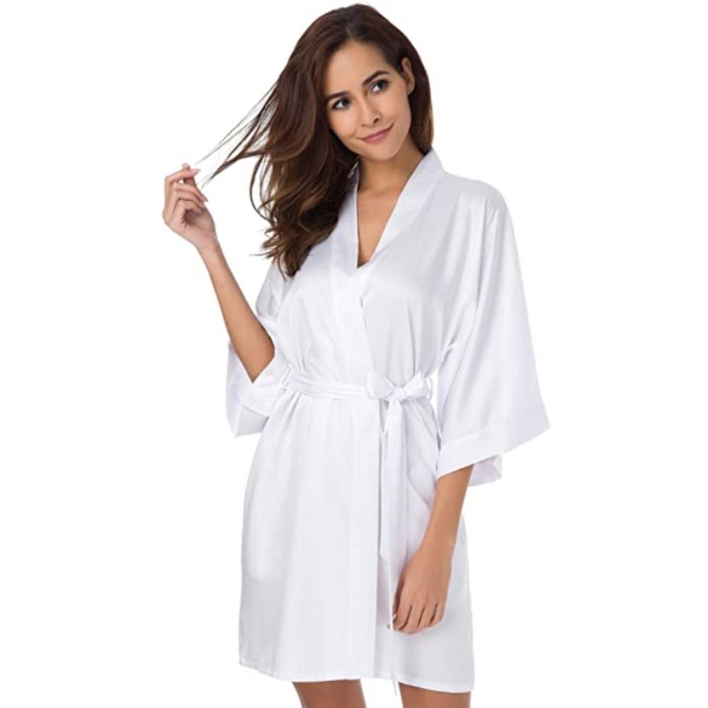 Women's Satin Kimono Robe: image 3
