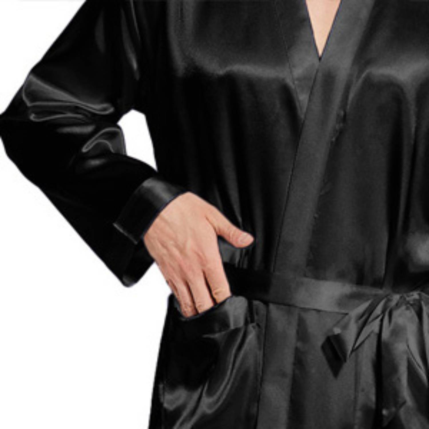 Men's Satin Bathrobe: image 2